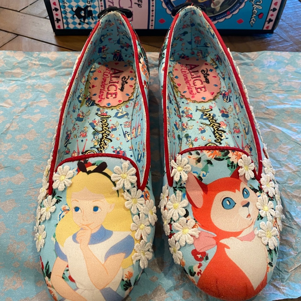 Irregular Choice Alice in Wonderland Curiouser Flats
